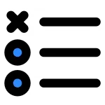 List Fail SVG Icon